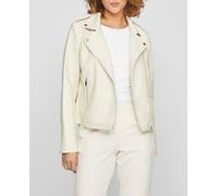 Vila Cazadora de mujer polìpiel de manga larga con cremallera. Beige 36/S
