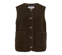 VILA Chaleco 'VIAda' marrón oscuro XS EUR
