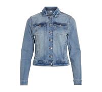 Vila Chaqueta vaquera para mujer Vishow New L/S, Mezclilla De Color Azul Claro, S