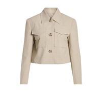Vila Chaqueta Virosa Blazer para Mujer #3, Super Light Natural Melan, 44