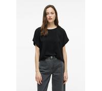 VILA Damen Kurzarm T Shirt Animal Print Rundhals Casual Leicht