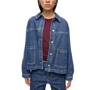 Vila Denim Jacket Chaqueta Vaquera Vijaf L/S-Noos, Medio De Mezclilla Azul, Numeric_34 Mujeres