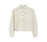 Vila Denim Jacket Chaqueta Vaquera Visanti L/S Emb, Abedul, 44 Mujeres