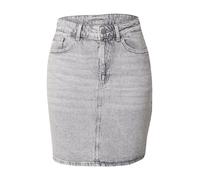Vila Vikaja Jaf Denim Skirt-Noos, Gris, 40 Mujer-Adulto