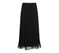 Vila Falda Larga Plisada VICALLA para Mujer, Negro, 40