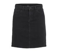 Vila Falda Vaquera Mujer Corto, Black Denim, 44