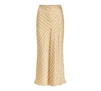 VILA Falda 'VIEllette' beige claro / blanco 36 beige claro / blanco
