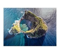 Vila Franca Do Campo Island, Isla de Sao Miguel, Azores, Portugal - Rompecabezas premium de 1000 piezas para adultos