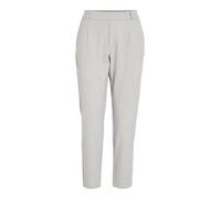 Vila High Waisted Trousers VIVARONE Slim fit Light Grey Melange 36 Light Grey Melange 36