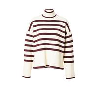 VILA Jersey talla grande 'VILAVINIA' ecru / baya L ecru / baya