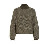 VILA Jersey 'VILory' verde / blanco XXL EUR