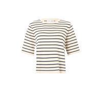 VILA Jersey 'VIMalu' crema / azul oscuro XXL crema / azul oscuro