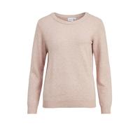 VILA CLOTHES Viril O-Neck L/S Knit Top-Noos Suéter pulóver, Rosa Misty/Detalle: Melange, XL para Mujer
