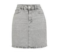 Vila Kaja Jaf Denim Skirt 40, Gris, 40