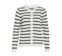 Vila Knit Cardigan Vidalo O-Neck L/S-Chaqueta de Punto Noos, White Alyssum, M para Mujer