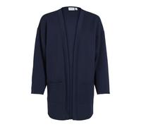 Vila Loose Visiffi L/S Cardigan Suelto/PB, Azul Marino, S para Mujer