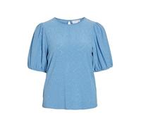 Vila Mujer Vikally O-Neck 2/4 Top-Noos, Azul Claro, L