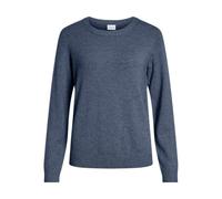 Vila Viril O-Neck L/S Knit Top-Noos, Vintage Indigo, M para Mujer