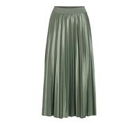 Vila Nitban Coated Pleated Midi Skirt, Laurel Wreath, XS