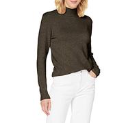 Vila NOS Mujer VIRIL Turtleneck L/S Knit Top - Noos Suéter, Total Eclipse/Detail:Melange, L