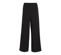 Vila Vivarone HW Wide Pant-Noos Pantalones de Tela, Negro, 38 Mujeres