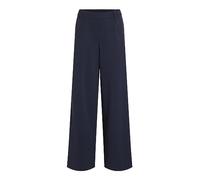 Vila Pantalones Anchos Vivarone HW Noos de Tela para Mujer, Blazer Azul Marino, 38