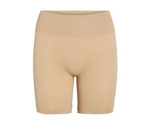 Vila Pantalones Cortos Viseam Mini Noos para Mujer Beige L/XL
