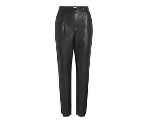 Vila Pantalones Vidagmar Varone HW Coated Pant-Noos para Mujer, Negro, 36