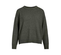 Vila Pullover/Ka Vilolo L/S O-Neck-Sudadera con Cuello Redondo, Deep Depths, L para Mujer
