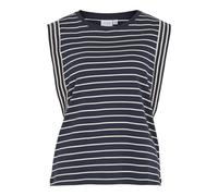 Vila S Viveriana O-Neck L Top, Azul Marino, Mujeres