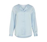 Vila Satin Shirt Viellette V-Neck L/S-Camiseta de satén-Noos para Mujer