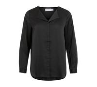 Vila Satin Shirt Viellette V-Neck L/S-Camiseta de satén-Noos para Mujer