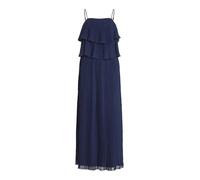 Vila Singlet Pleat Dress-Noos/DC Vichiffan-Vestido para Mujer (Talla única), Azul Marino, 40