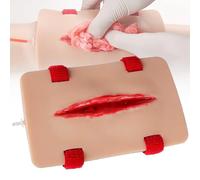 VILA SMO Entrenador De Embalaje De Heridas, Modelo De Simulación De Trauma Portátil, Práctica Realista De Control De Hemorragias De Primeros Auxilios, Material De Silicona, para Formación Médica