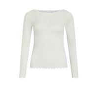 VILA Top de encaje de manga larga y elegante patrón para looks versátiles