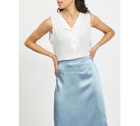 Vila Top de mujer manga de sisa y cuello en V. Blanco 34/XS