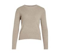 Vila Top de Punto Mujer Manga Larga, Melange Natural., XS