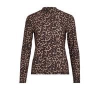Vila Vileoa L/S High Neck Top - Noos L Marrón