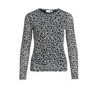 VILA Top manga larga moderno con estampado abstracto para conjuntos a la moda