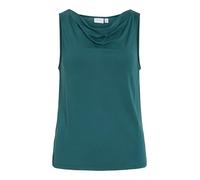 Vila Top Mujer VIMODALA escote cascada, Atlantic Deep, M