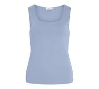 Vila U-Neck Tank Top-Noos Vikenza-Camiseta sin Mangas de Cuello Redondo S/L, Color Azul, M Mujeres