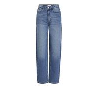 Vila Vaqueros para Mujer Vikelly Jaf HW Straight Noos, Medium Blue Denim/Detail:Wash Mbd009, 44W / 32L
