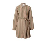 VILA Vestido camisero 'LISA' marrón / verde oscuro, Talla 38
