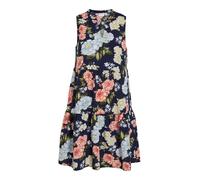 VILA Vestido camisero navy / azul claro / caqui / altrosa / blanco, Talla 36