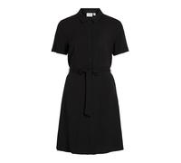 VILA Vestido camisero 'Paya' negro, Talla 36