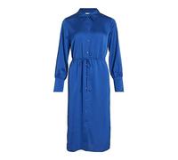Vila Vestido Camisero Viellette L/S-Noos Blusa, Lapis Azul, 38 para Mujer