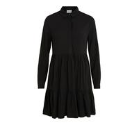 VILA Vestido camisero 'VIMorose' negro, Talla 36