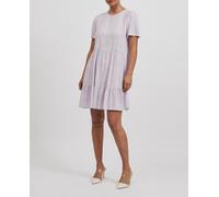 Vila Vestido corto con volante. Lila 34