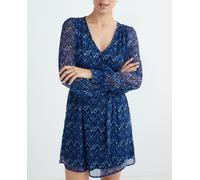 Vila Vestido corto lunares. Azul marino 34