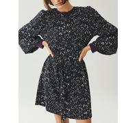 VILA Vestido 'VIPeffi' negro / blanco, Talla 34